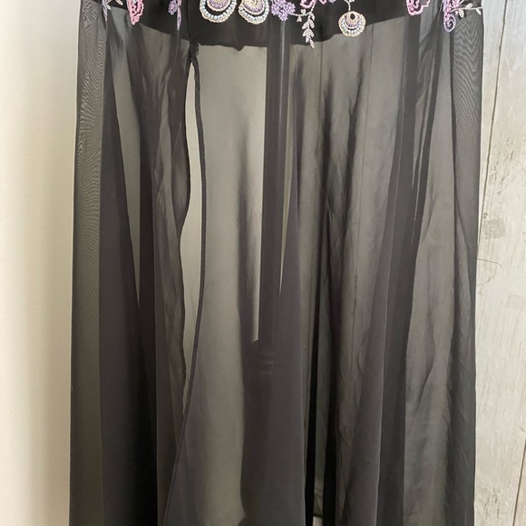 NWOT Vintage Fantasies By Morgan Taylor Satin Maxi Nightgown - Picture 7 of 15